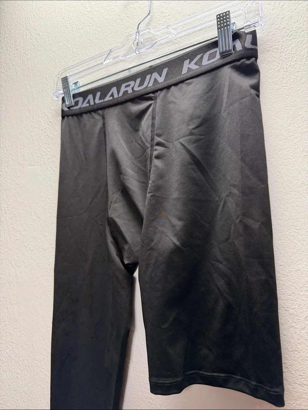 Men’s Black Asymmetric Compression Joggers